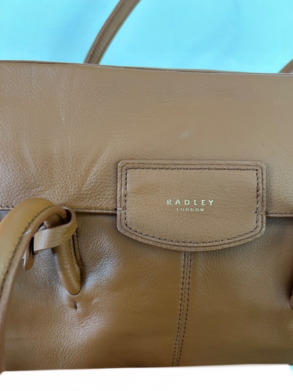 Radley London Burnham Beeches Flap Leather Shoulder Bag Rusty -Tan - Picture 6 of 13